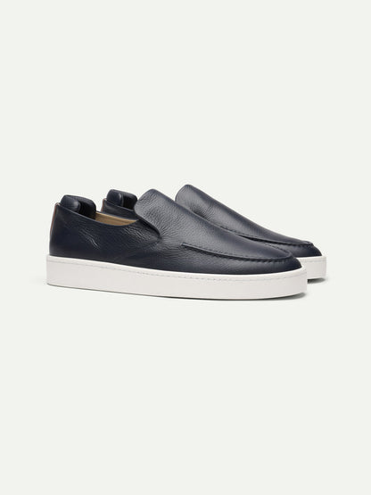 NAVY SLIP-ON SNEAKER