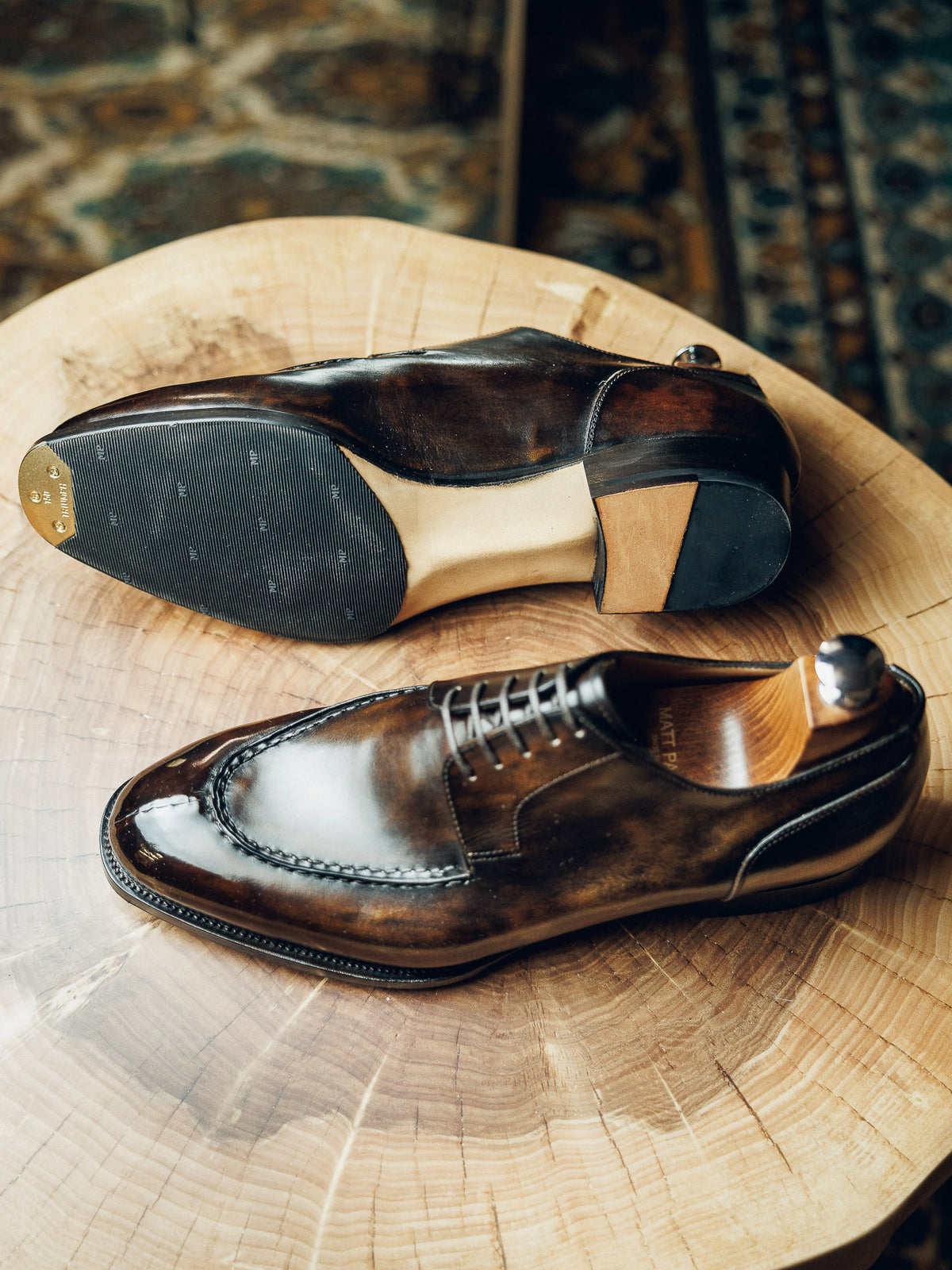 ED108 | BROWN DERBY WITH METAL TOE