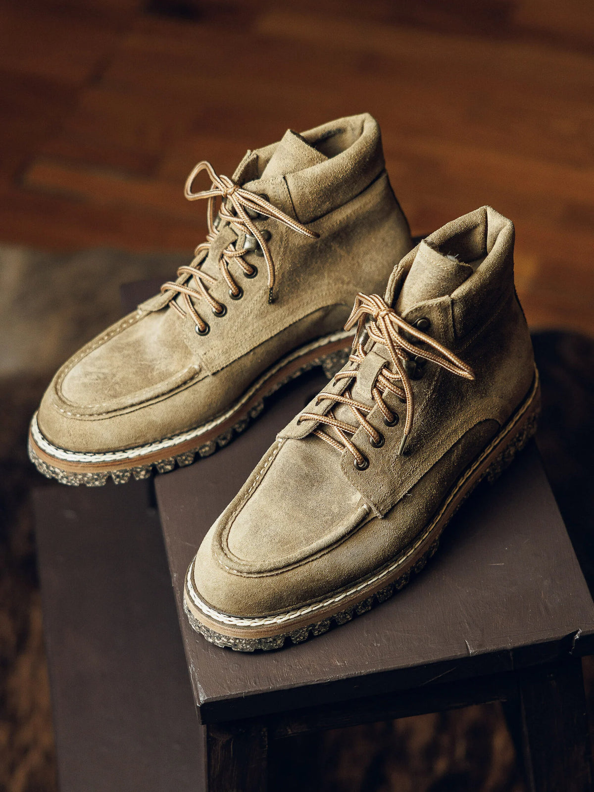 ED201 | OLIVE SAFARI BOOTS