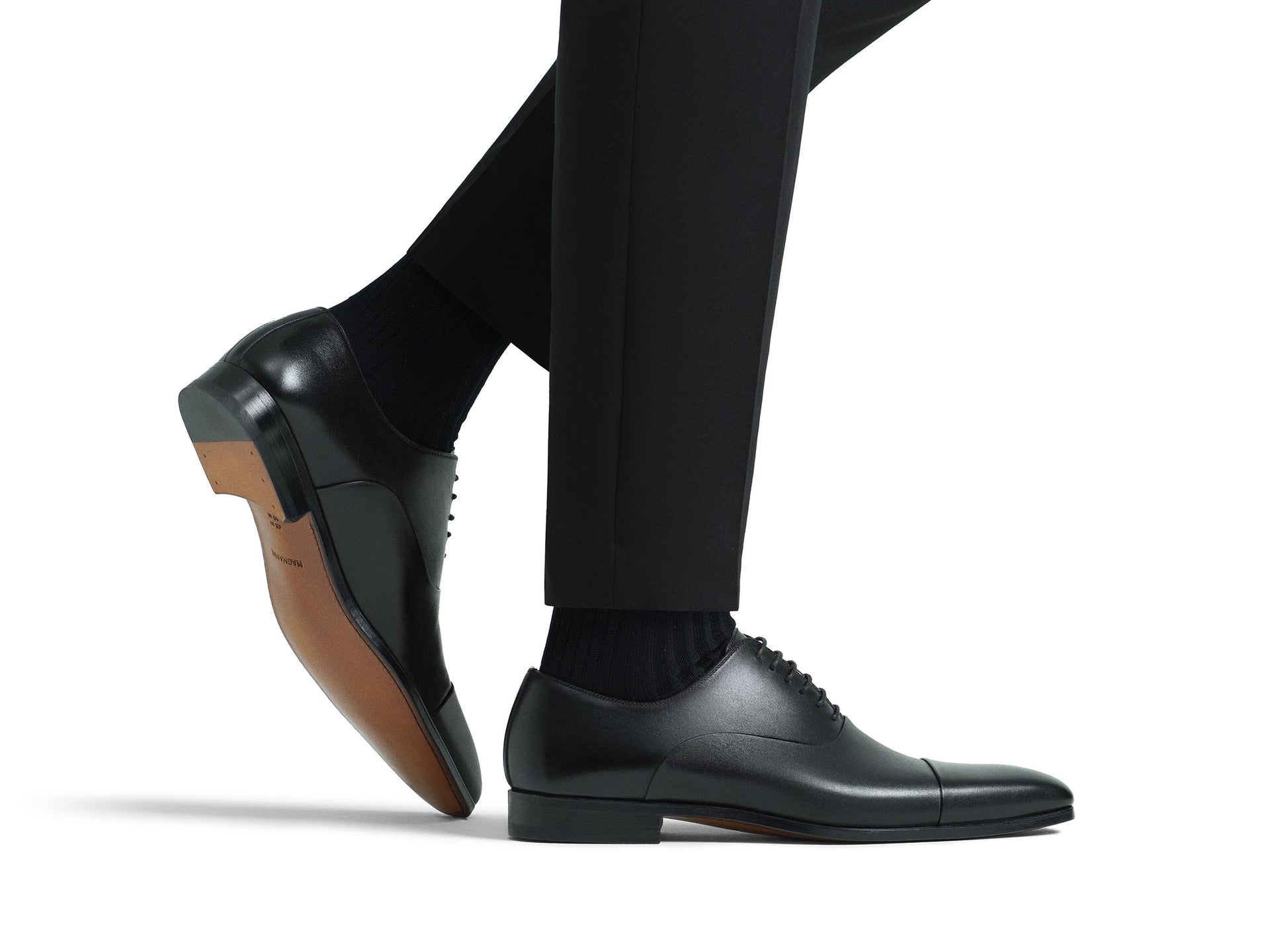 CHARLES | BLACK  LACE UP OXFORDS