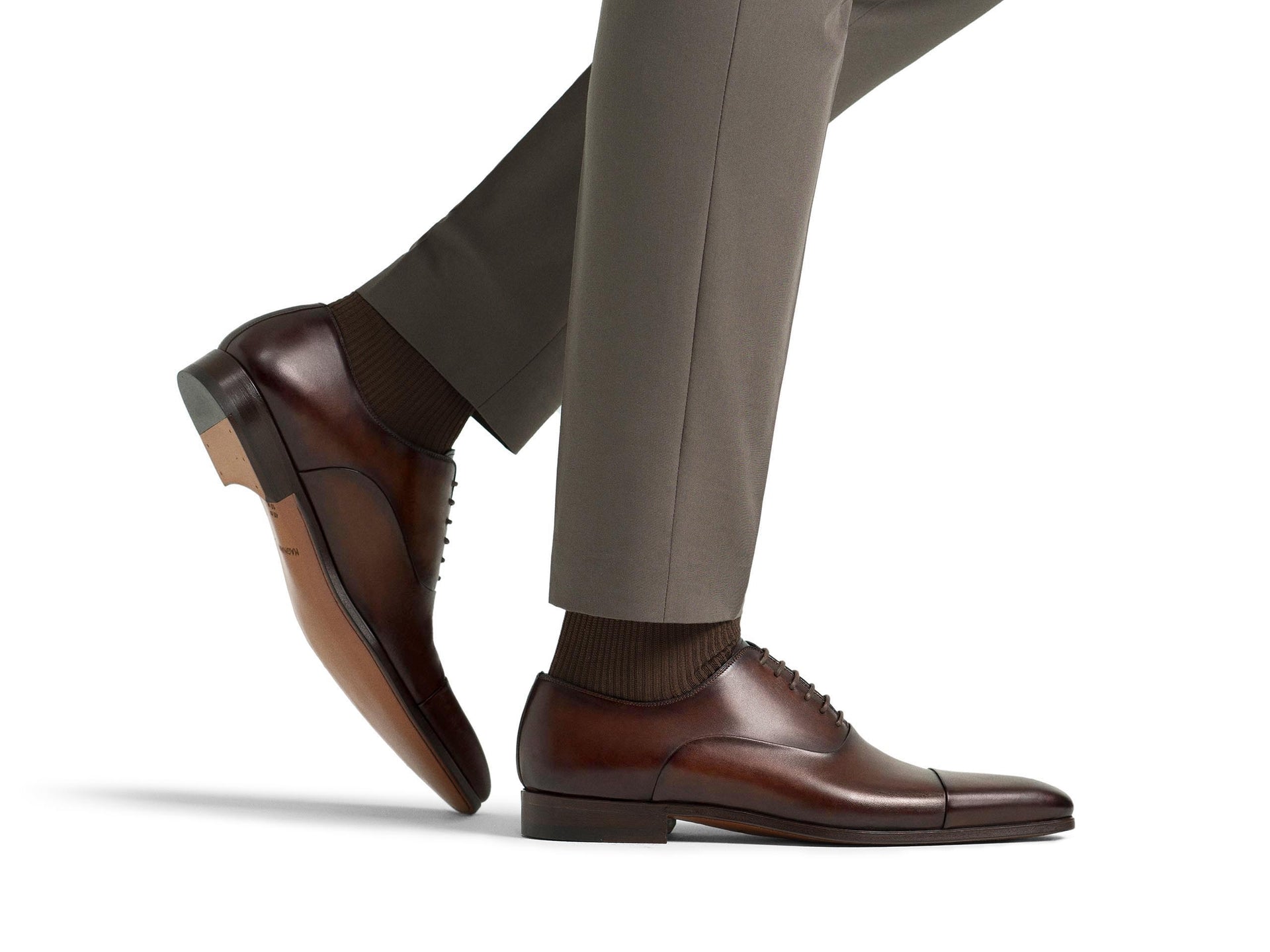 CHARLES | BROWN  LACE UP OXFORDS
