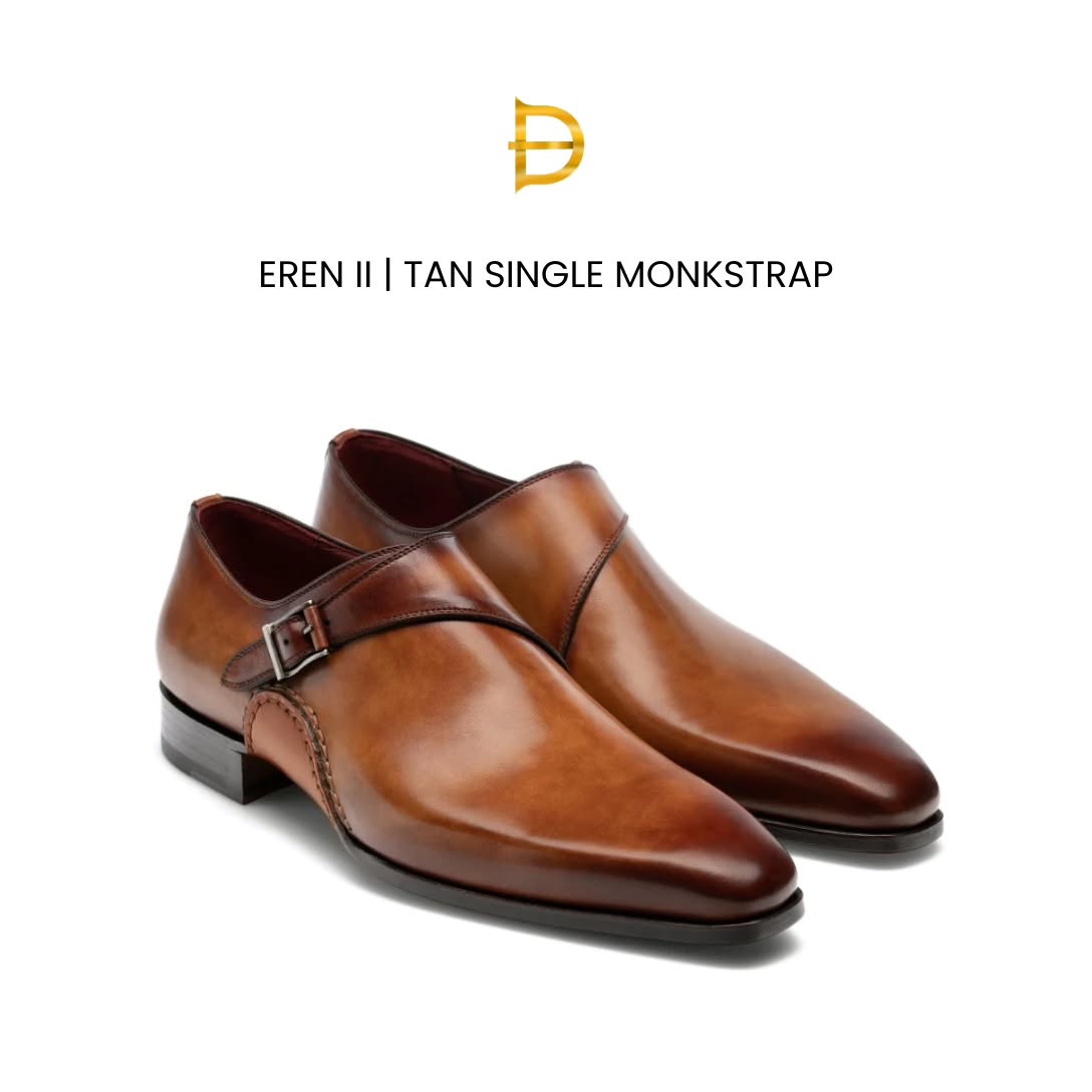 EREN II | TAN SINGLE MONKSTRAP