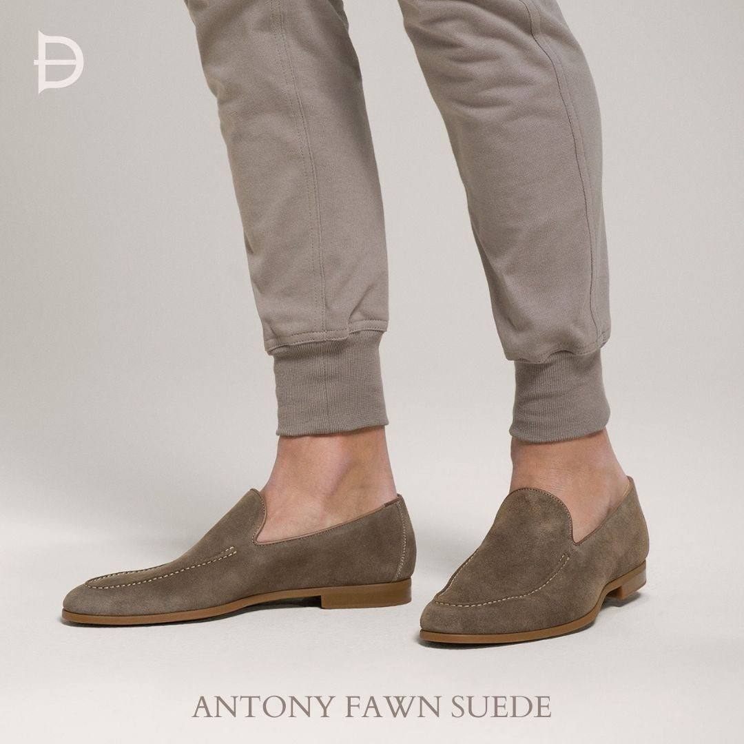 ANTONY | SUEDE SLIP ONS