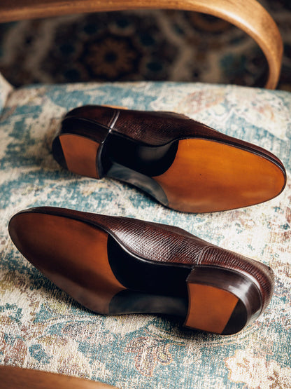 ED103 | BROWN SPLIT TOE DERBY
