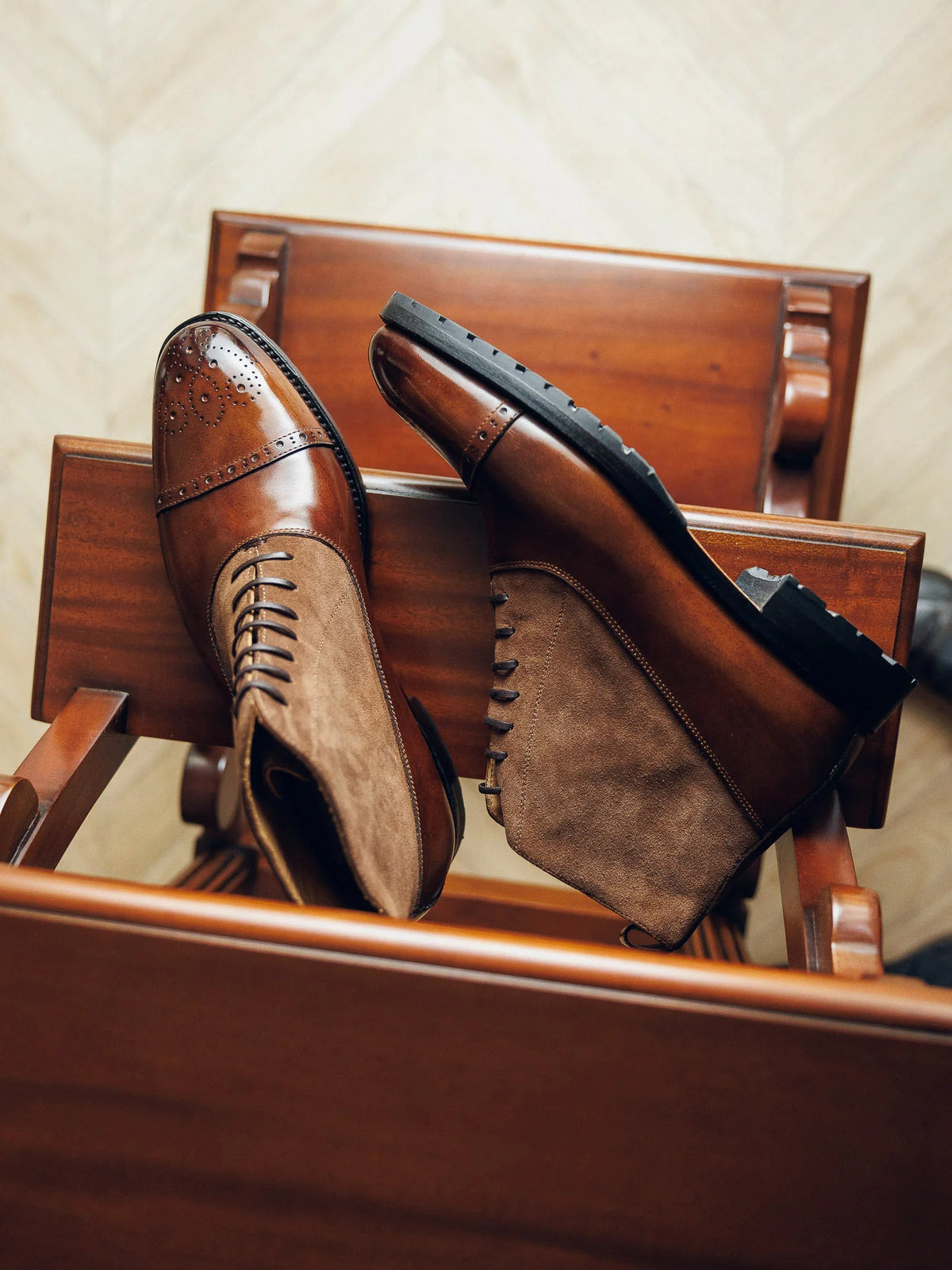 ED191 | COGNAC BALMORAL BOOTS