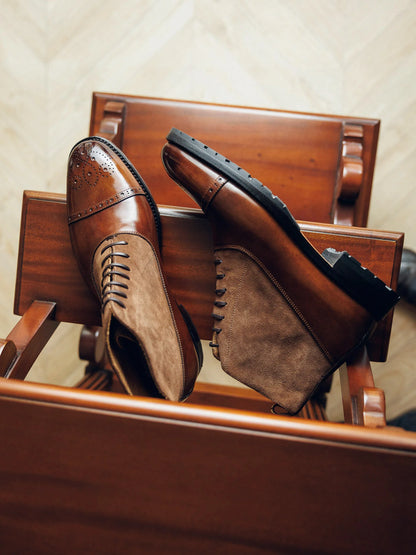 ED191 | COGNAC BALMORAL BOOTS