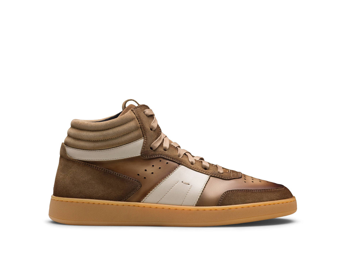 Miro 55 | Mid height Leather sneakers