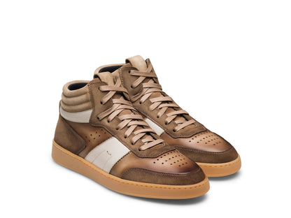 Miro 55 | Mid height Leather sneakers