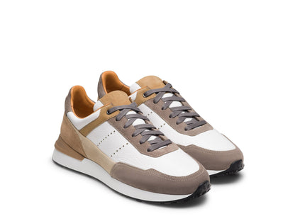 Peter - PURPLE &amp; BROWN SUEDE LEATHER SNEAKERS
