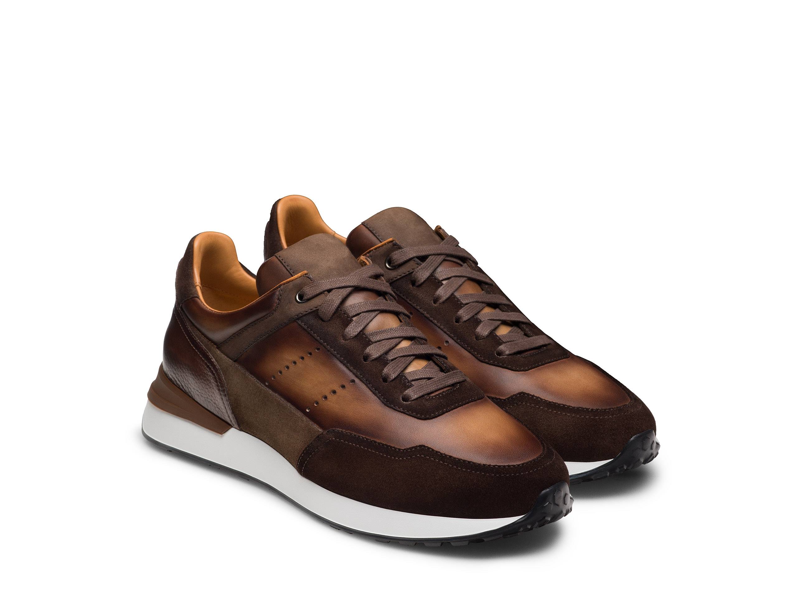 Steven - DARK BROWN SUEDE LEATHER SNEAKERS