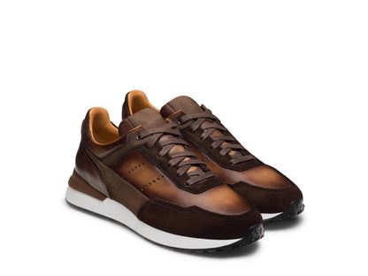 Steven - DARK BROWN SUEDE LEATHER SNEAKERS