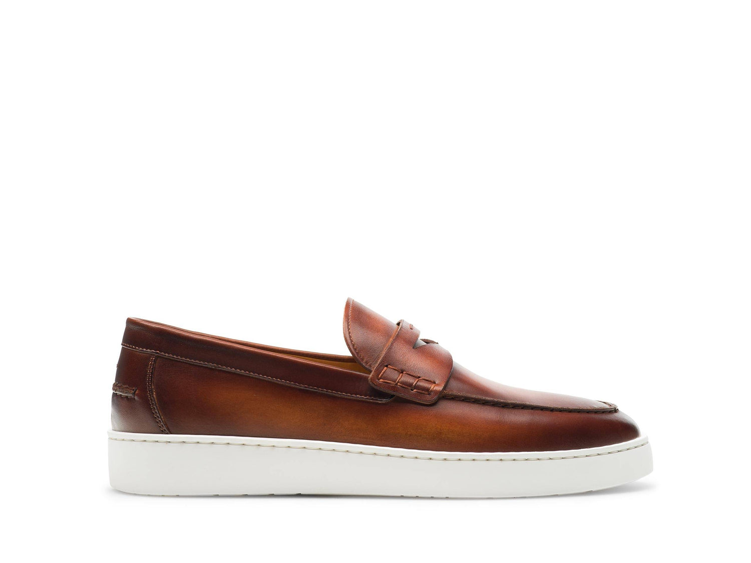 LUCCA-11 - DARK BROWN LEATHER LOAFER