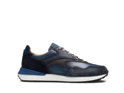 Richard - DARK BLUE SUEDE LEATHER SNEAKERS