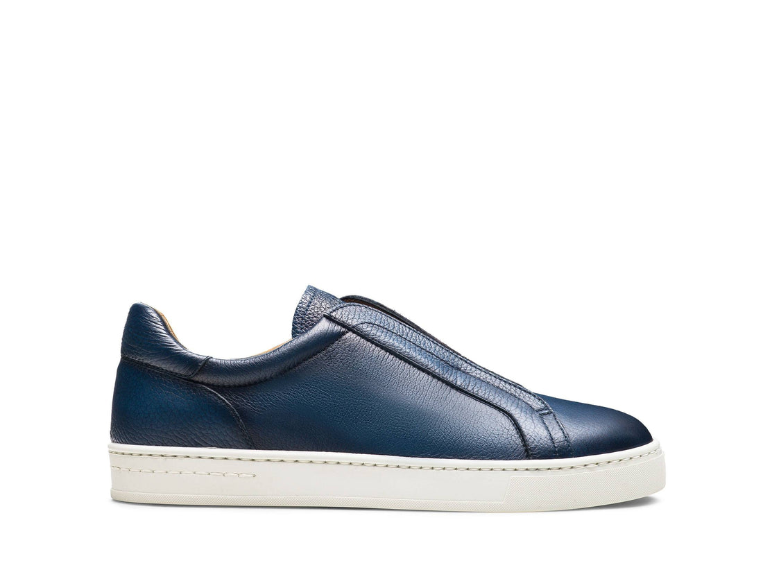 Luxe 88 | BLUE MILLED LEATHER SNEAKER