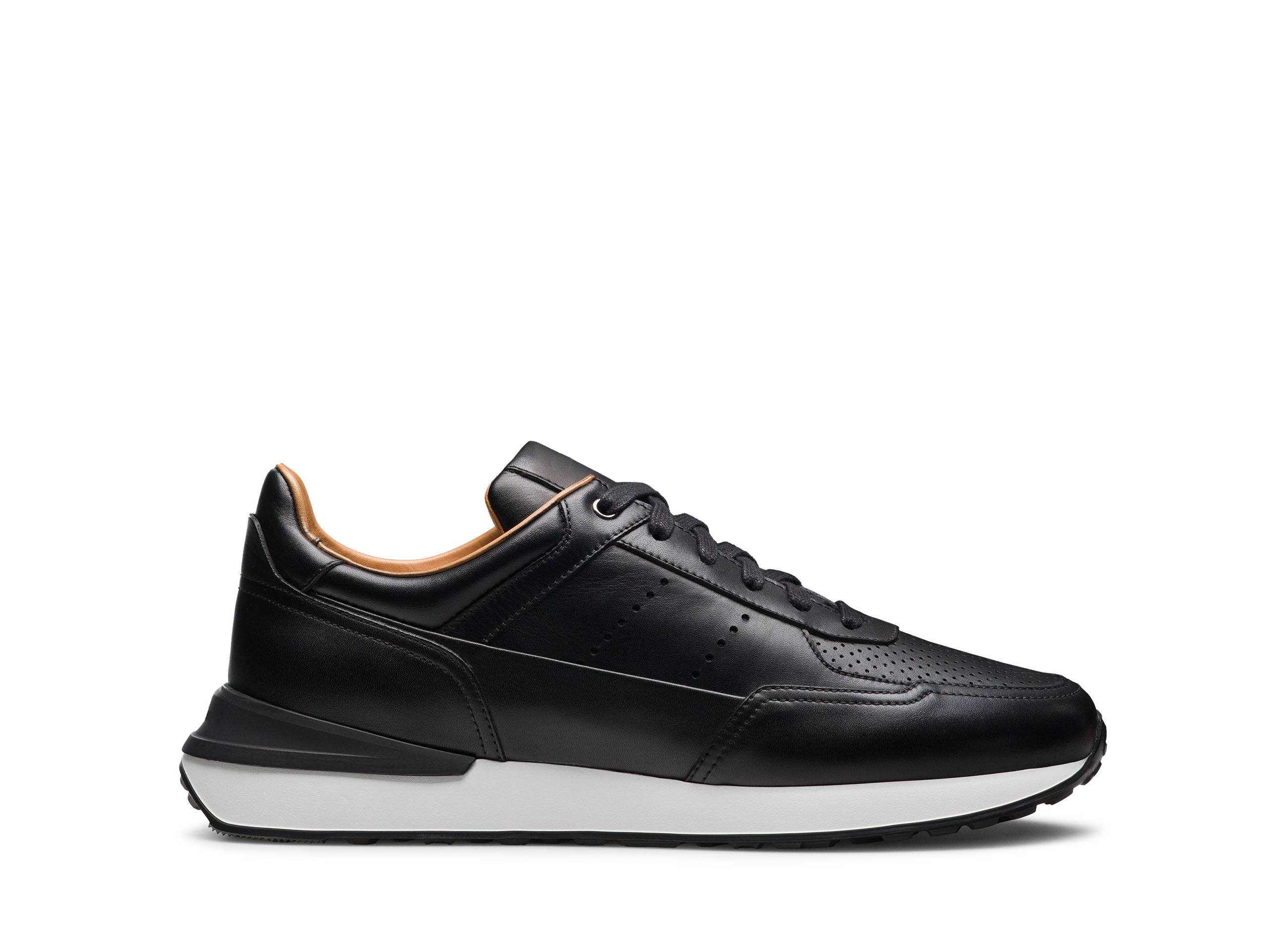 Brian - DARK BLACK SUEDE LEATHER SNEAKERS