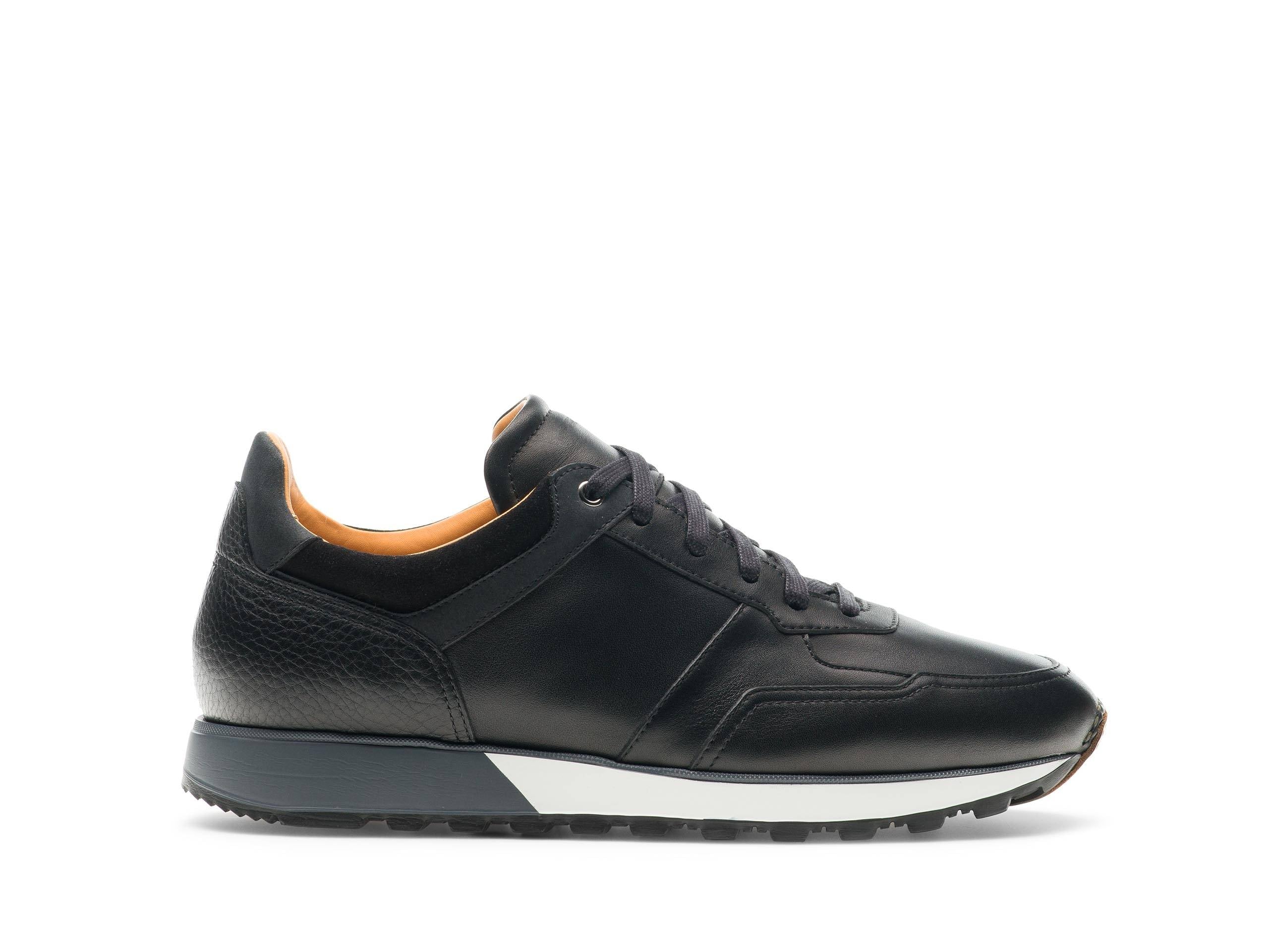 Charles - DEEP BLACK SUEDE LEATHER SNEAKERS