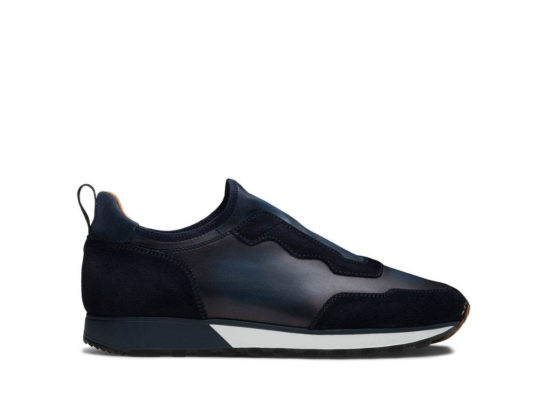 Gregory - BLUE WITHOUT LACE SUEDE LEATHER SNEAKERS