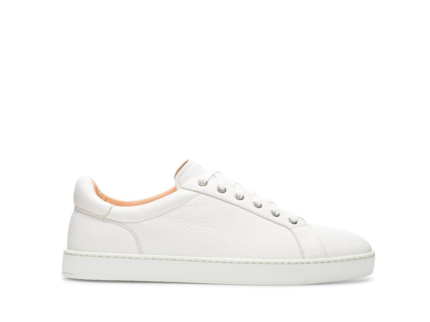 Justin - WHITE LEATHER SNEAKERS