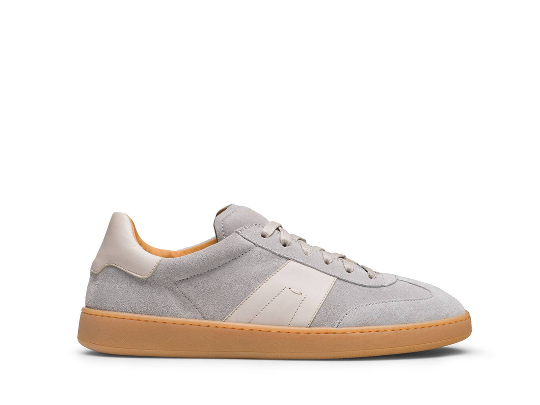 FIRENZE-X - PESTAL GREY SUEDE LEATHER SNEAKERS
