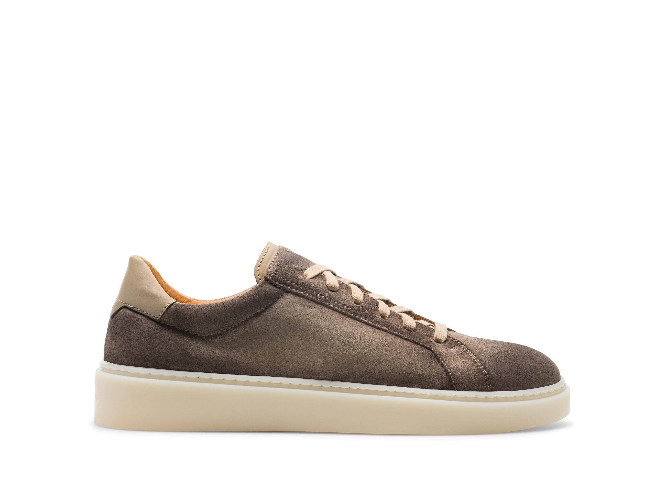 Charles - LIGHT GREY SUEDE LEATHER SNEAKERS