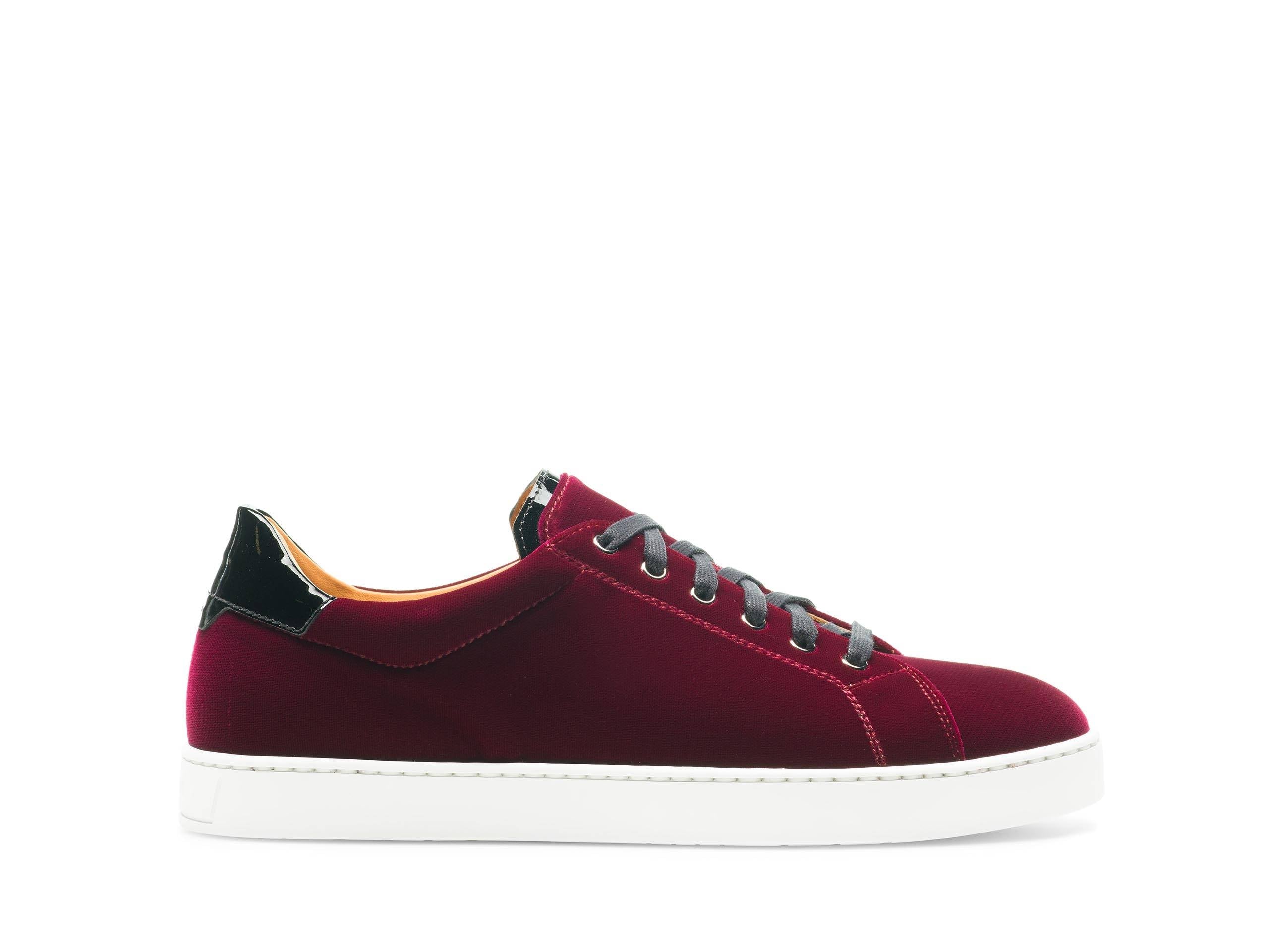Jack - CHERRY SUEDE LEATHER SNEAKERS
