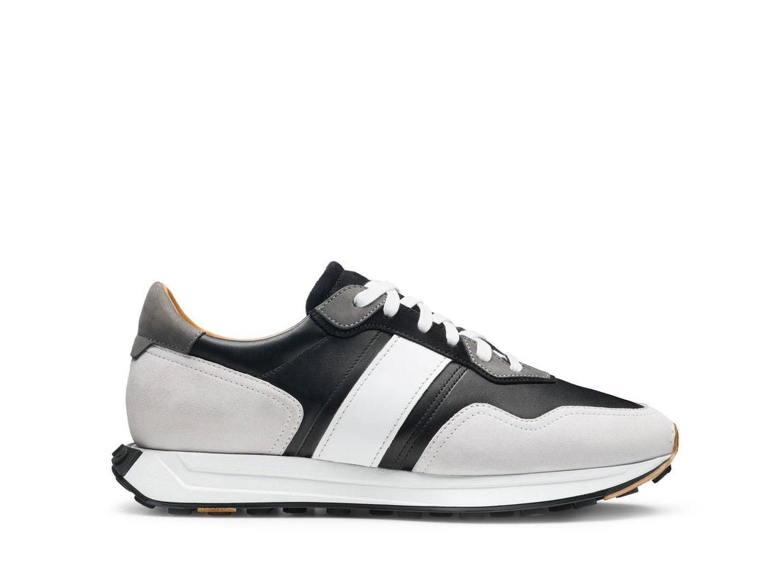 Daniel - BLACK &amp; WHITE SUEDE LEATHER SNEAKERS (Copy)