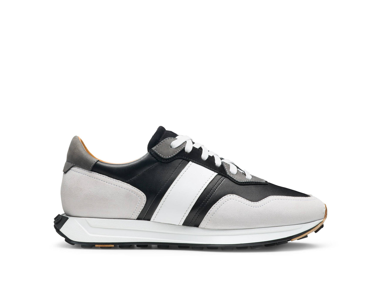 Daniel - BLACK &amp; WHITE SUEDE LEATHER SNEAKERS (Copy)