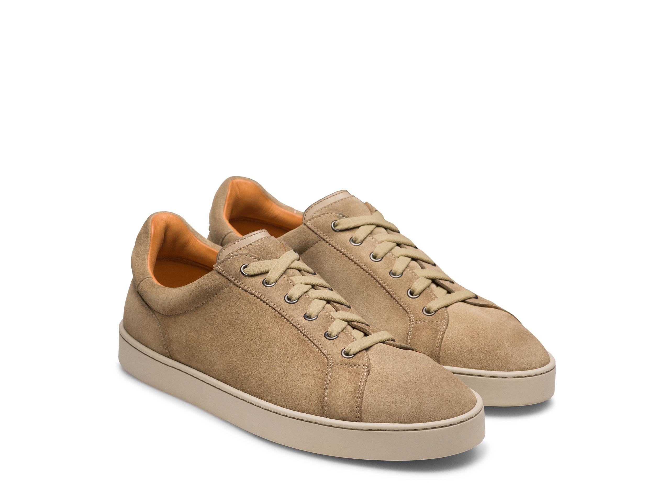 Aero 21 - Cream Suede sneakers