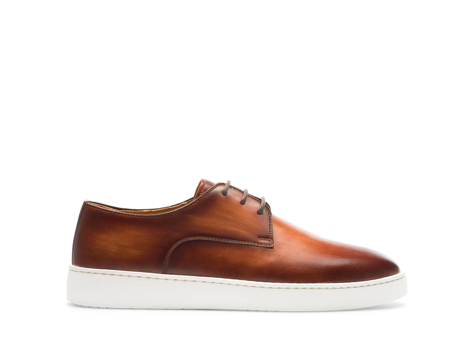 COMO-08 - MATTE TAN LEATHER SNEAKERS