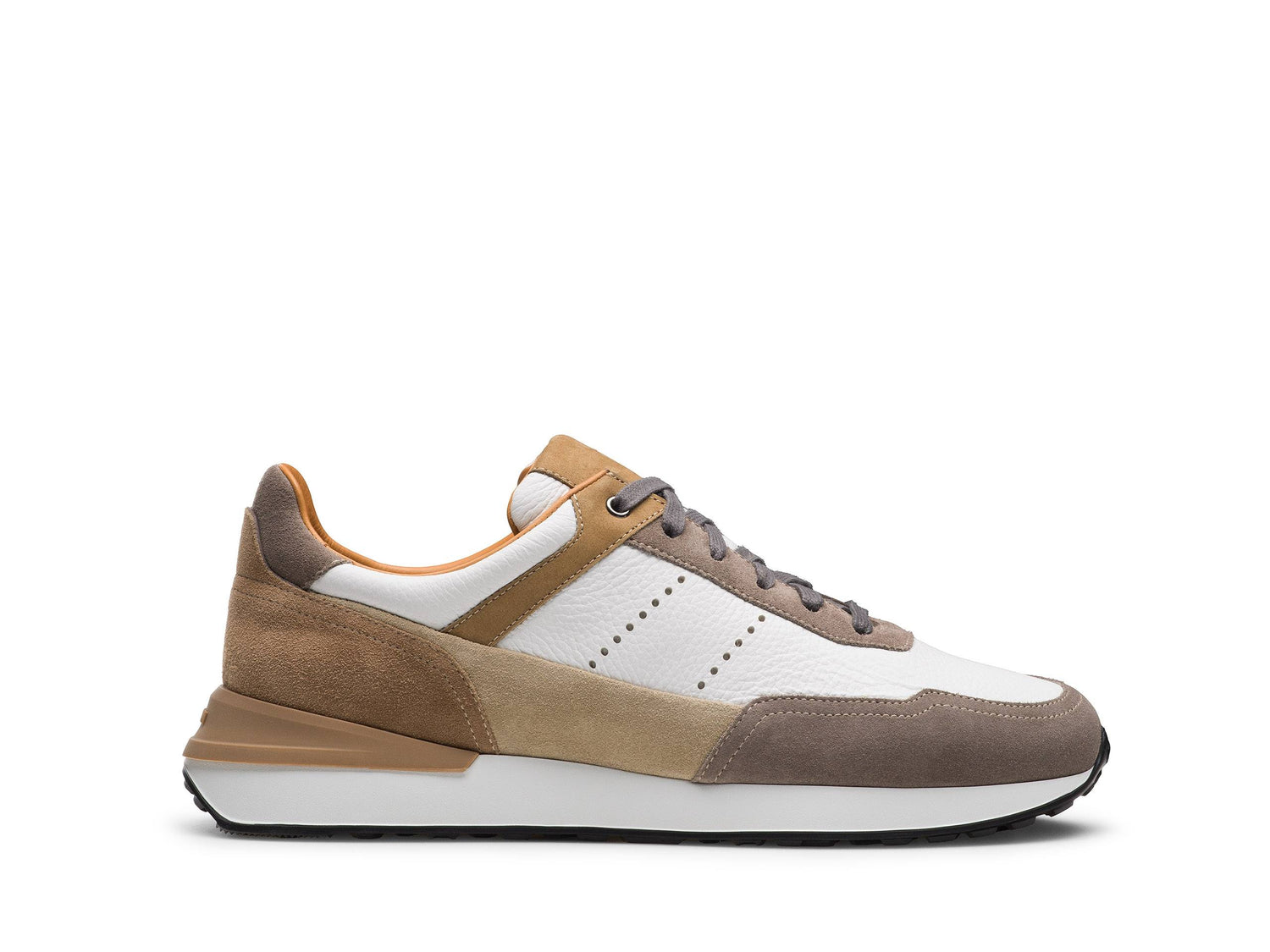 Peter - PURPLE &amp; BROWN SUEDE LEATHER SNEAKERS