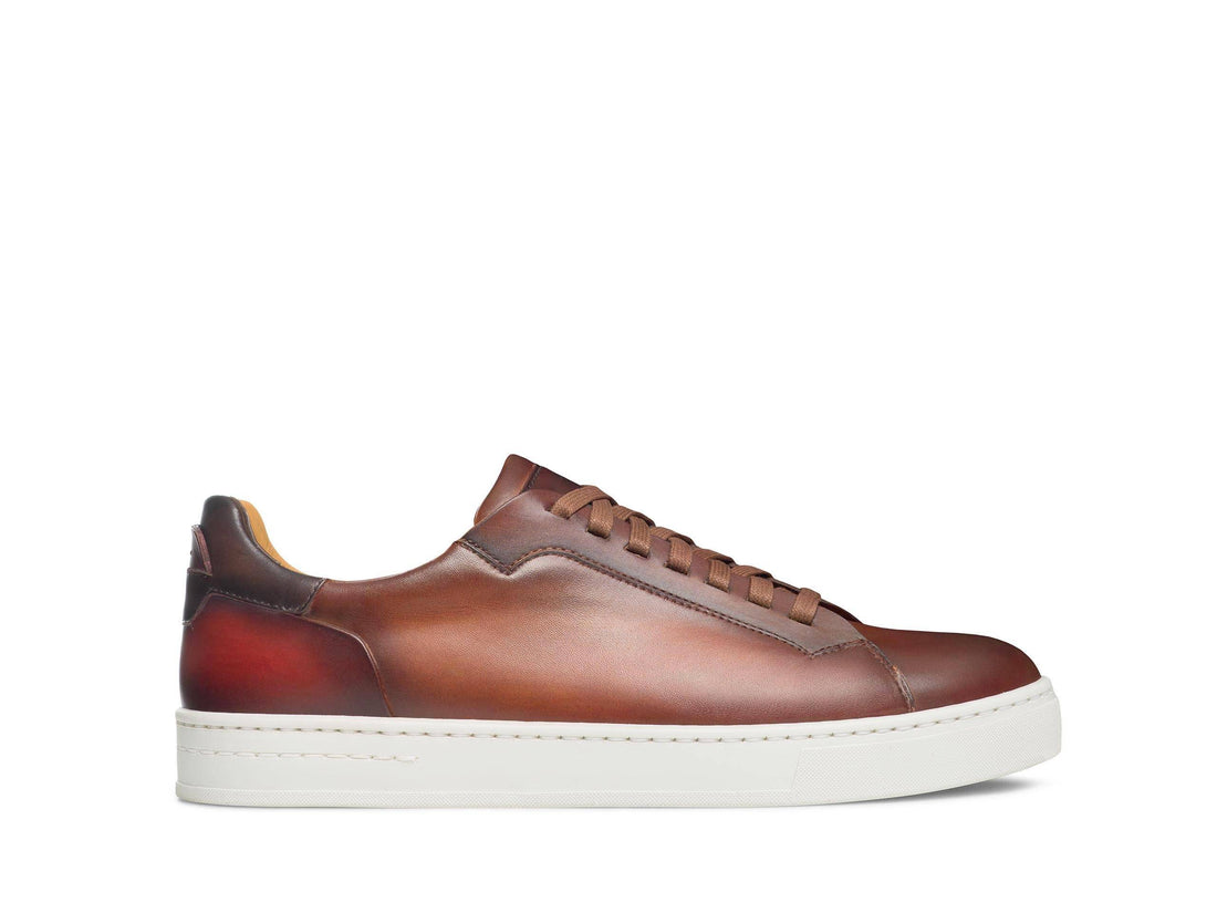 PRIME 101 | DARK TAN LEATHER SNEAKERS