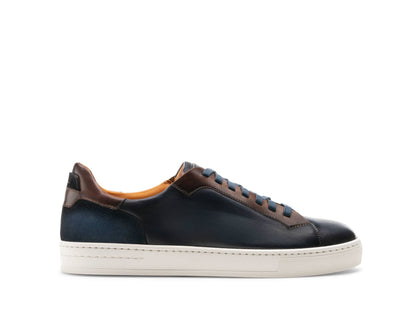 PRIME 101 | NAVY LEATHER SNEAKERS