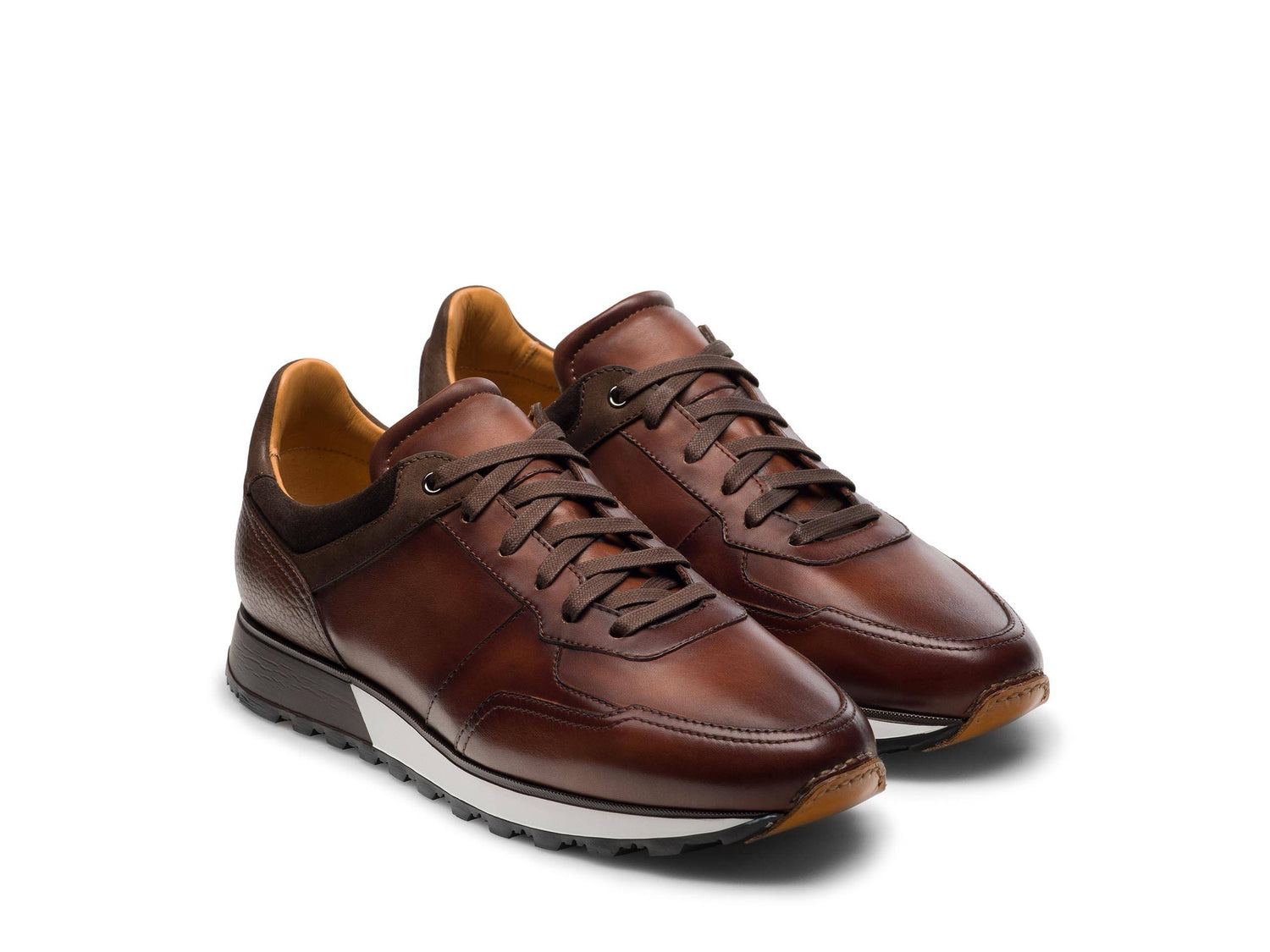 Martin - DEEP TAN SUEDE LEATHER SNEAKERS