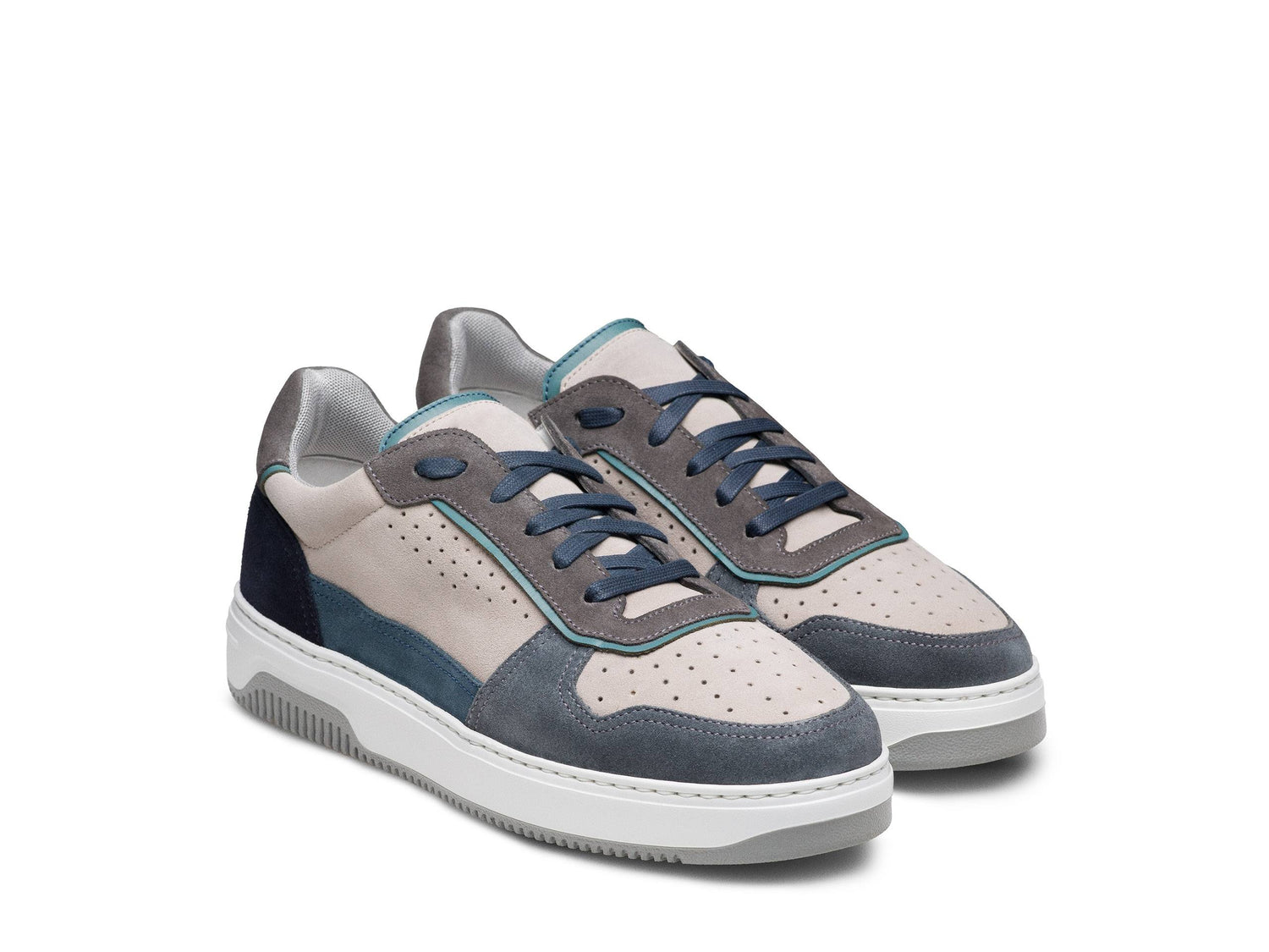 MANTOVA-23 - COLORFUL SUEDE LEATHER SNEAKERS