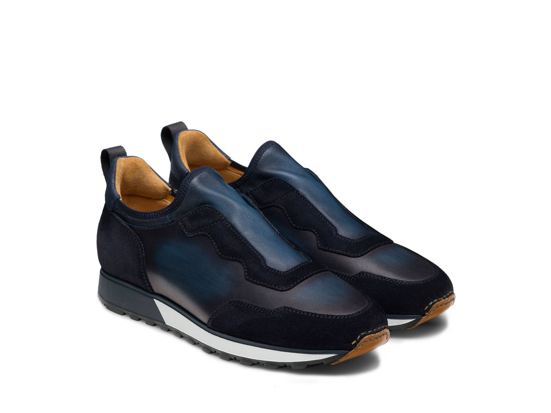 Gregory - BLUE WITHOUT LACE SUEDE LEATHER SNEAKERS