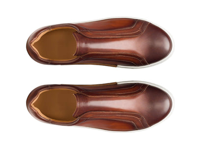 Luxe 88 | BROWN LEATHER SNEAKERS