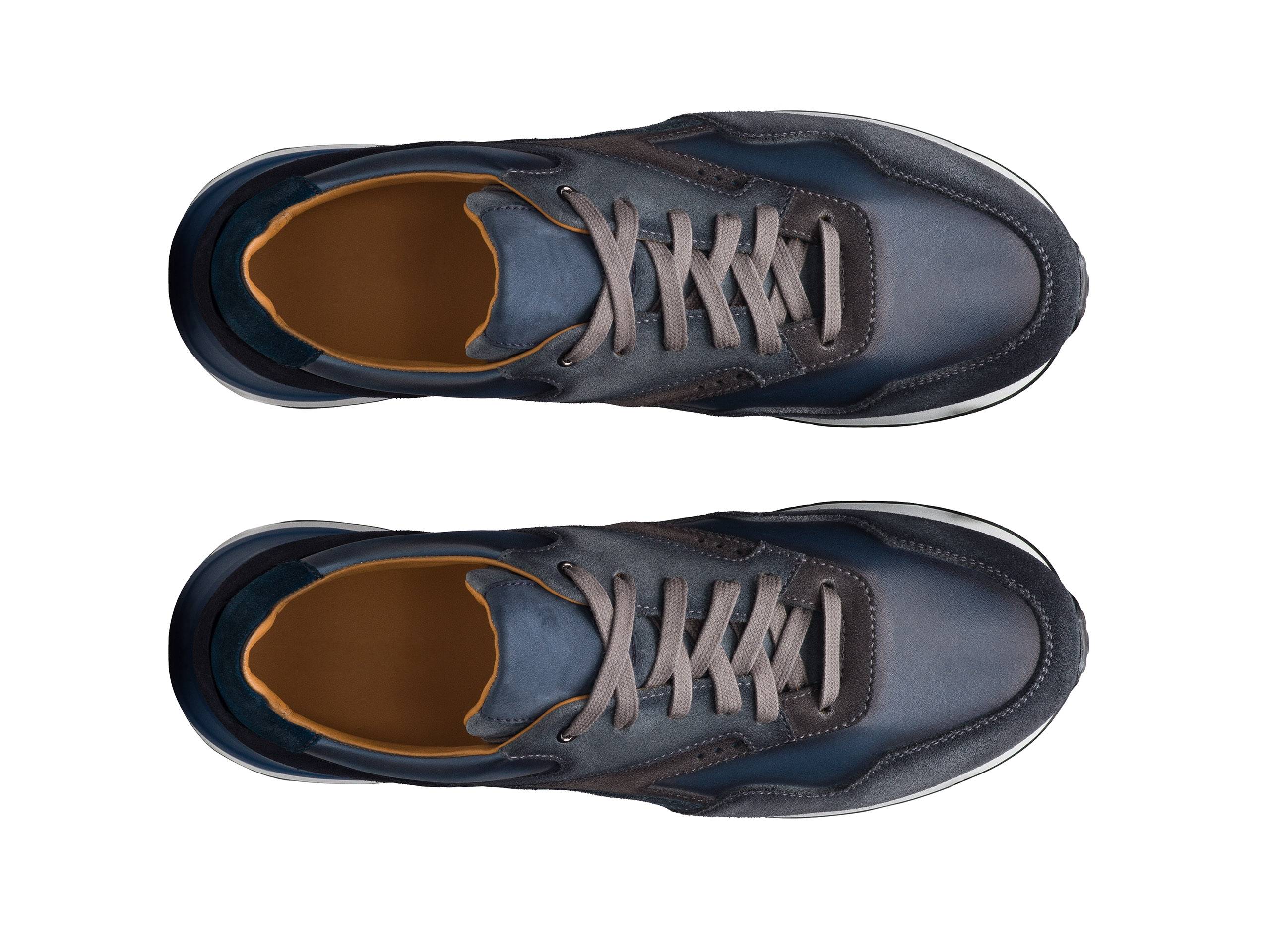 Richard - DARK BLUE SUEDE LEATHER SNEAKERS