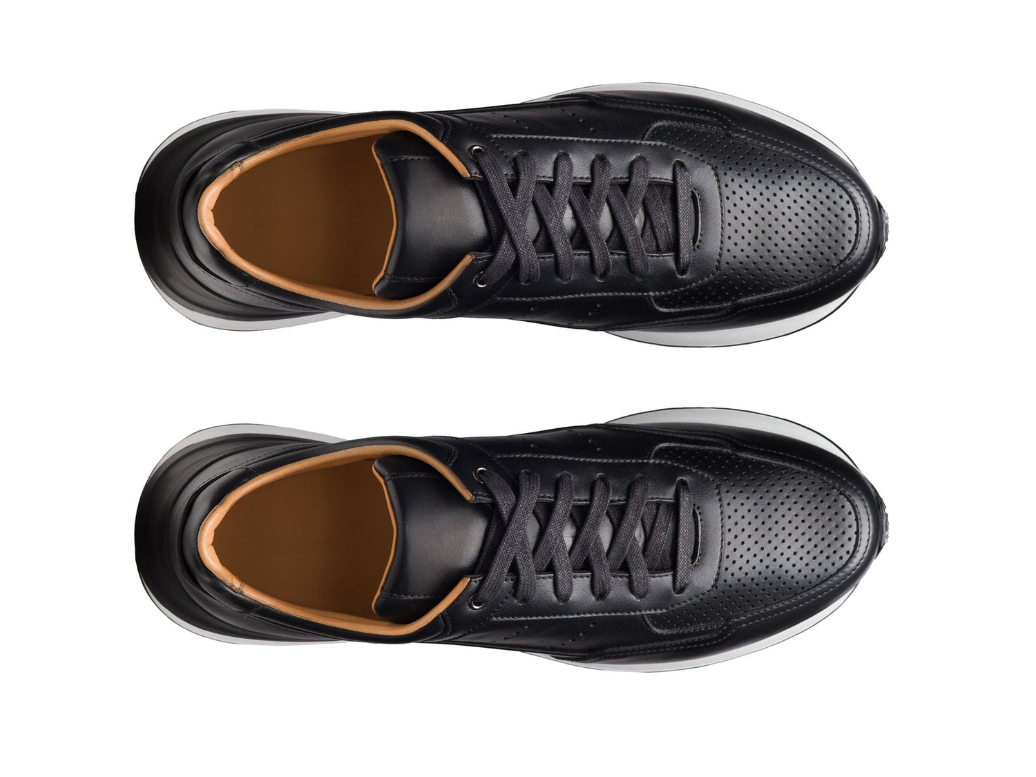 Brian - DARK BLACK SUEDE LEATHER SNEAKERS