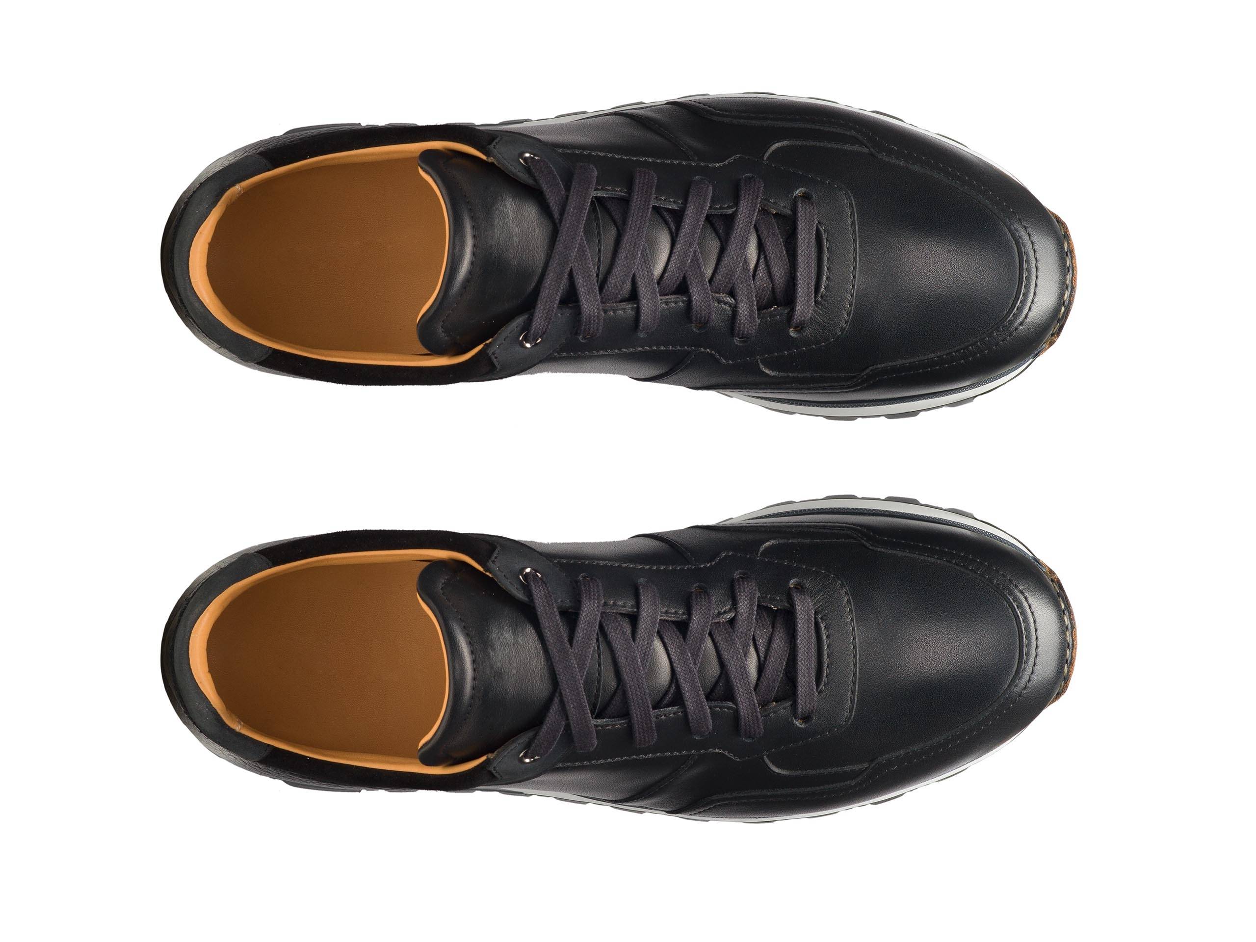 Charles - DEEP BLACK SUEDE LEATHER SNEAKERS