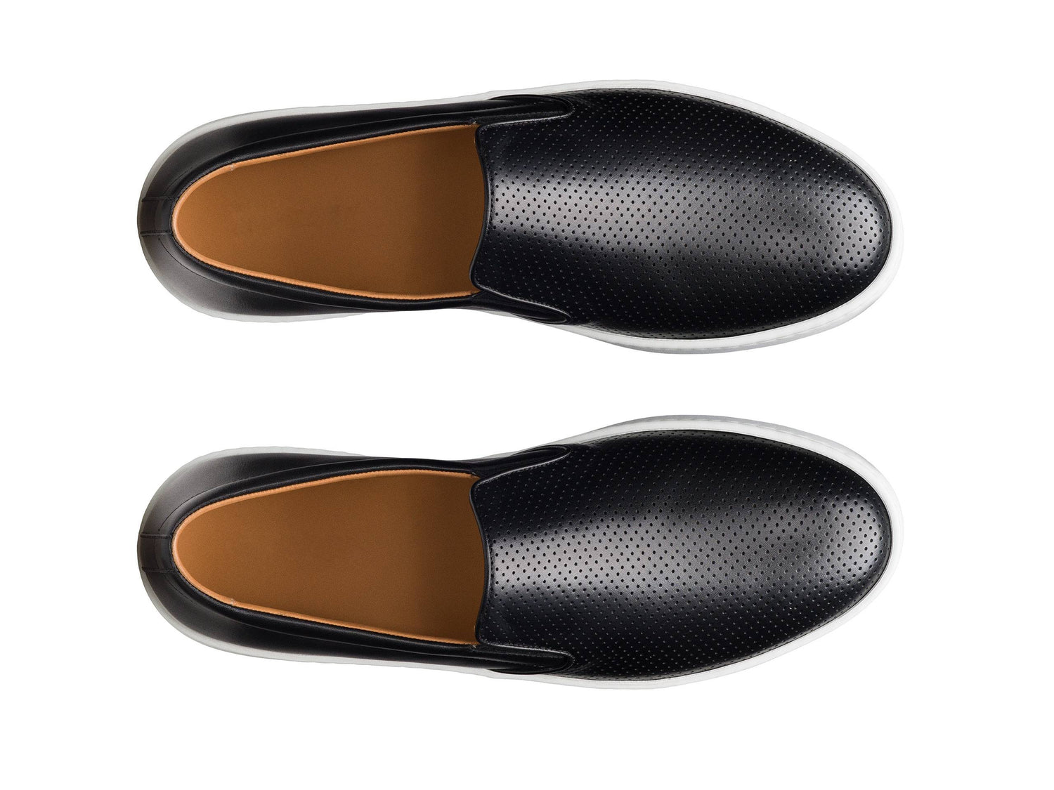 TREVISO-25 - DARK BLACK LEATHER SNEAKERS