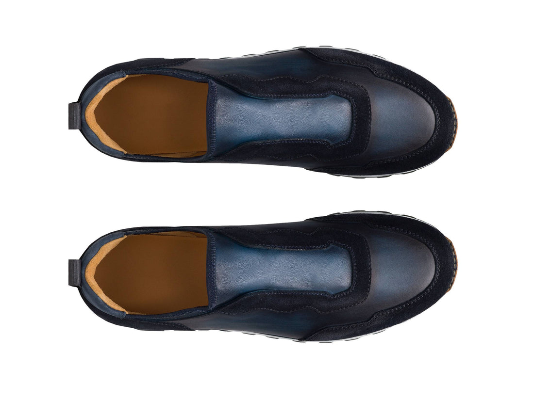 Gregory - BLUE WITHOUT LACE SUEDE LEATHER SNEAKERS