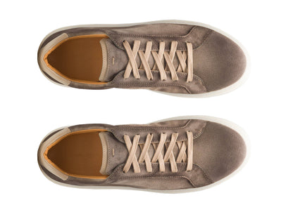Charles - LIGHT GREY SUEDE LEATHER SNEAKERS