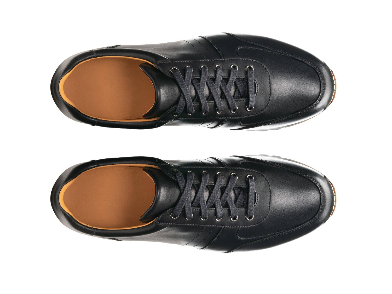 GLIDE 330 | BLACK LEATHER SNEAKER