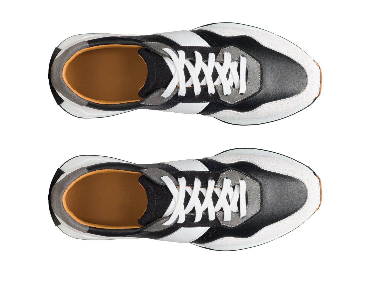 Daniel - BLACK &amp; WHITE SUEDE LEATHER SNEAKERS (Copy)