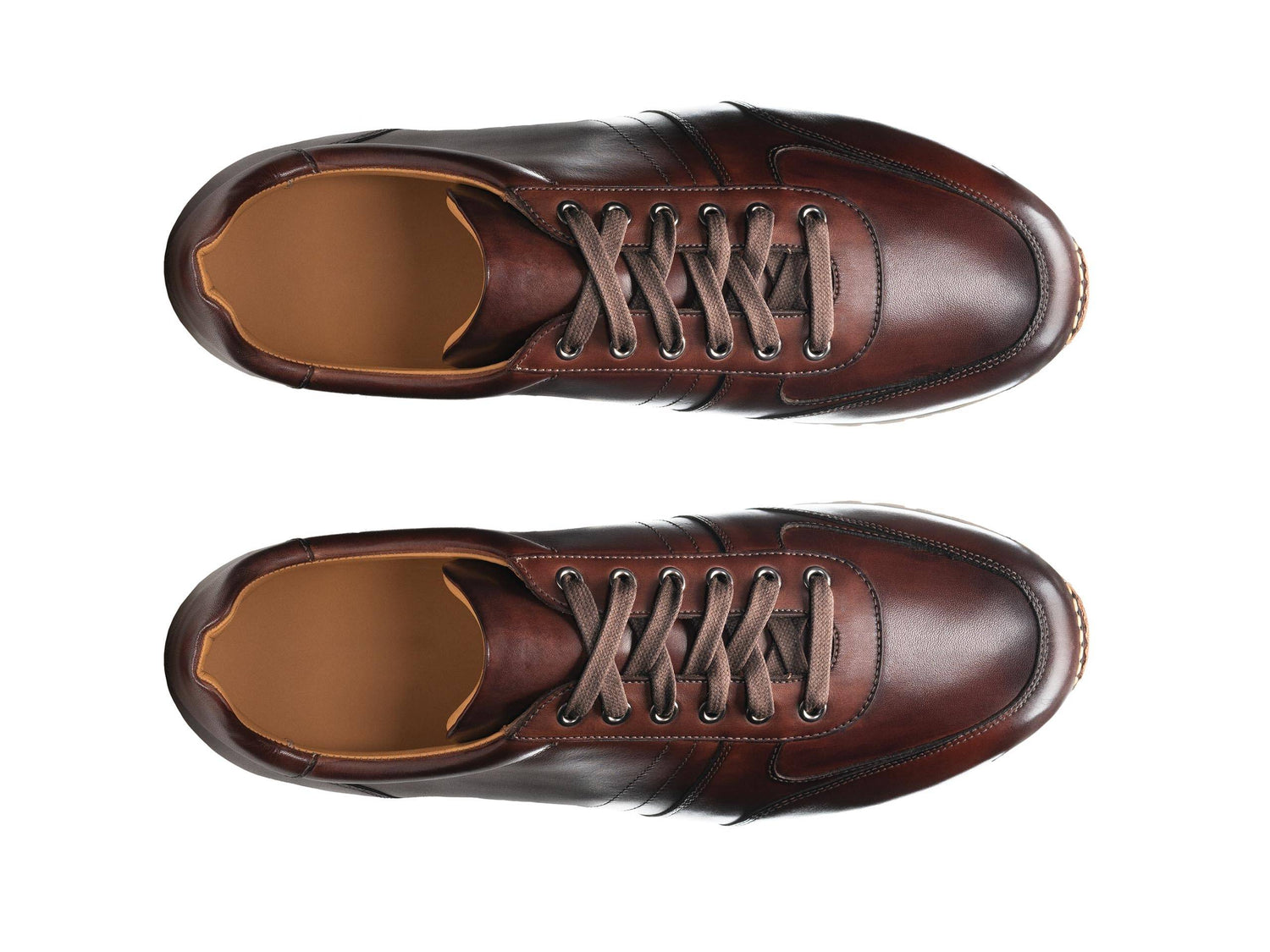 GLIDE 330 | BROWN LEATHER SNEAKER