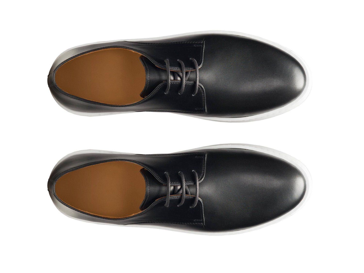 VERONA-07 - MATTE BLACK LEATHER SNEAKERS