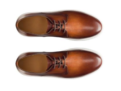 COMO-08 - MATTE TAN LEATHER SNEAKERS