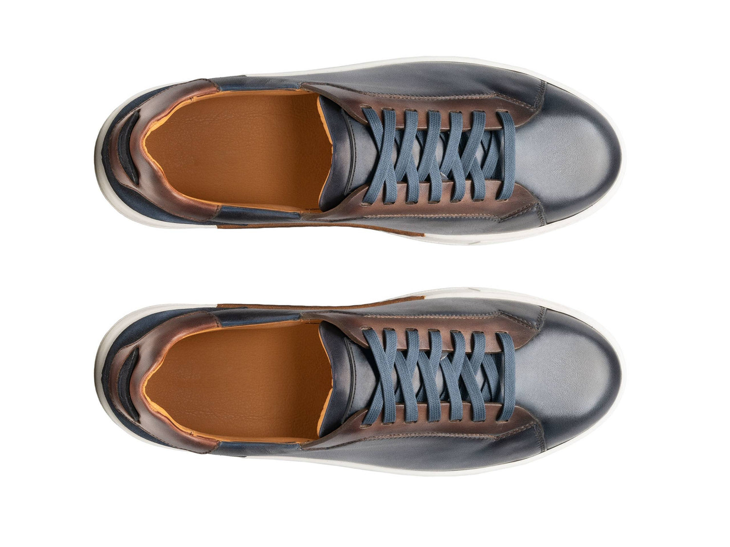 PRIME 101 | NAVY LEATHER SNEAKERS