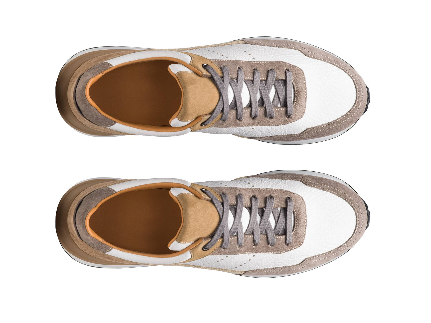 Peter - PURPLE &amp; BROWN SUEDE LEATHER SNEAKERS