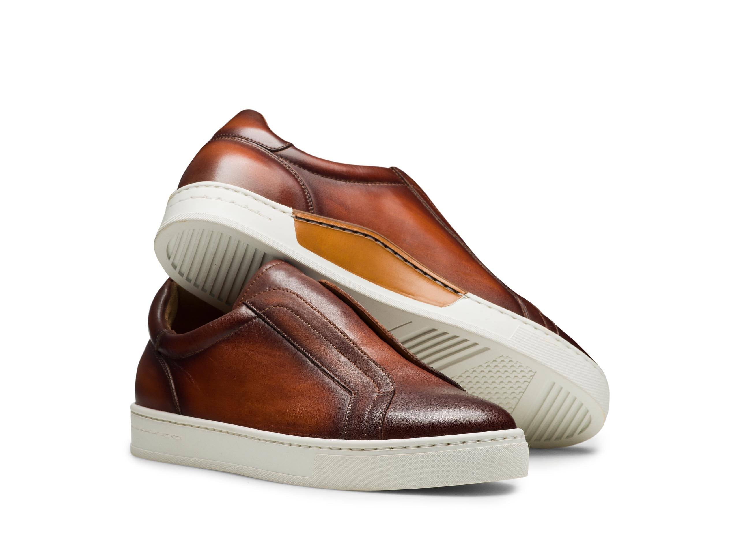 Luxe 88 | BROWN LEATHER SNEAKERS